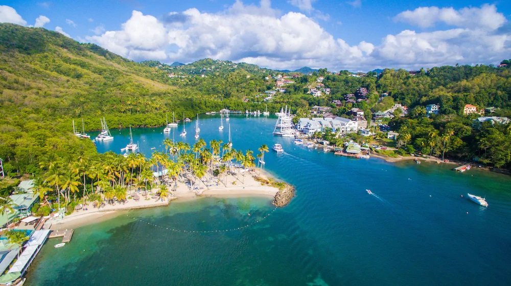 Marigot Bay marina