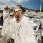 Lewis Hamilton at the Monaco Formula One Grand Prix 2024. Picture, Allan Hardy - Torrens Luxury Collection