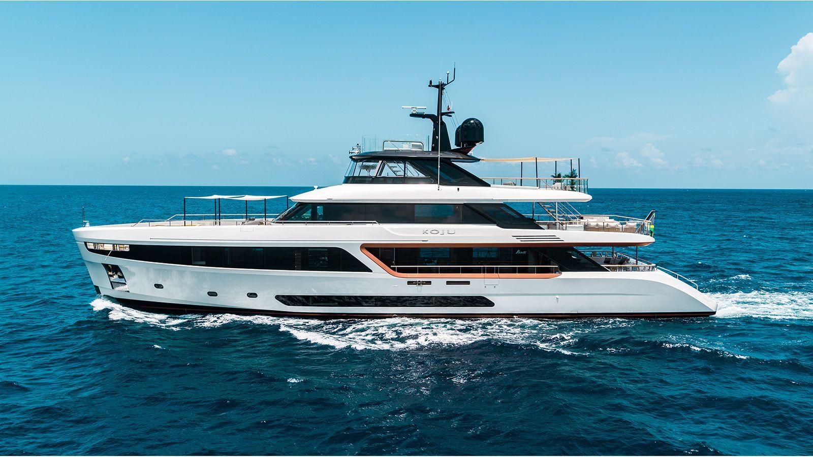 Exterior Profile - Benetti Koju 121 Torrens Luxury Collection