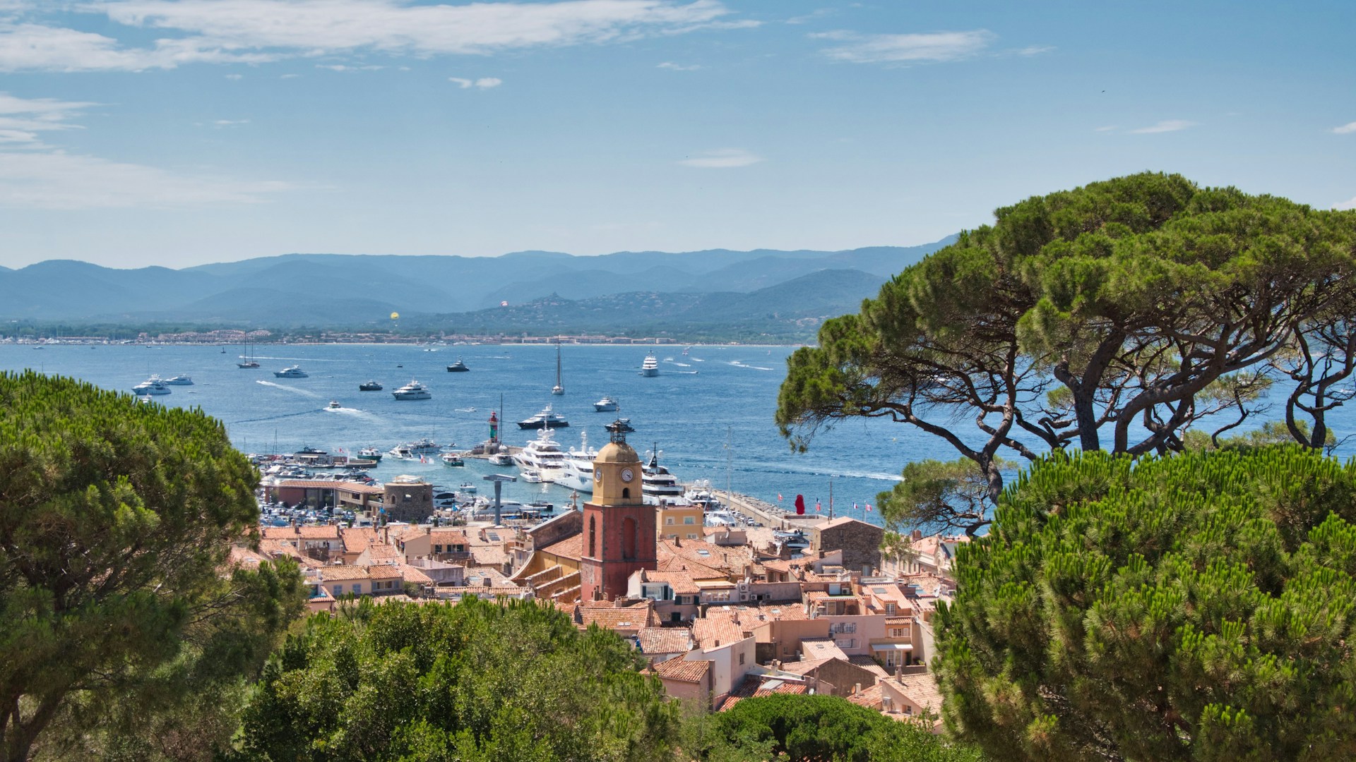Saint Tropez Port from Tree View - Torrens Luxury Collection