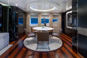 Sky lounge game table - Scott Free -  Yacht for Sale - Torrens Luxury Collection