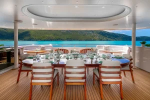Bridge deck aft - Scott Free -  Yacht for Sale - Torrens Luxury Collection