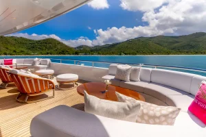 Bridge deck aft - Scott Free -  Yacht for Sale - Torrens Luxury Collection