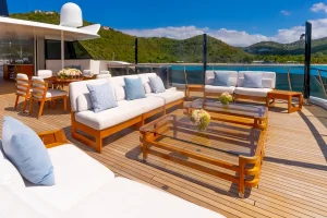 Sun deck aft - Scott Free -  Yacht for Sale - Torrens Luxury Collection