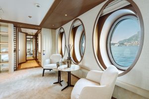 Master Cabin Large Windows - Samira 180 Amels - Yacht For Sale - Torrens Luxury Collection