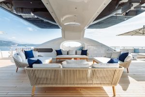 Sky Deck Aft Lounge - Samira 180 Amels - Yacht For Sale - Torrens Luxury Collection