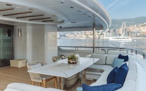 Aft Lounge  - Samira 180 Amels - Yacht For Sale - Torrens Luxury Collection