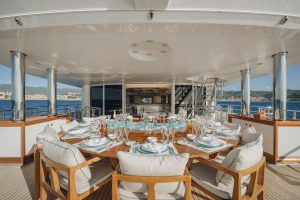 Upper Deck Aft - AXIOMA Yacht for Sale - Torrens Luxury Collection