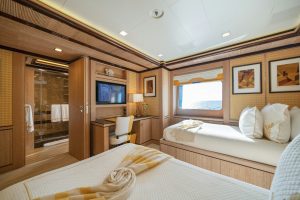 Main Deck Convertible Cabin (Twin Configuration) - AXIOMA Yacht for Sale - Torrens Luxury Collection
