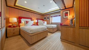 main Deck Convertible Cabin (Double Configuration) - AXIOMA Yacht for Sale - Torrens Luxury Collection