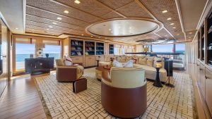 Upper Salon Lounge - AXIOMA Yacht for Sale - Torrens Luxury Collection