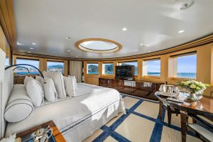 Upper Deck Master Suite - AXIOMA Yacht for Sale - Torrens Luxury Collection
