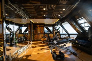 Bridge Deck Gym - AXIOMA Yacht for Sale - Torrens Luxury Collection