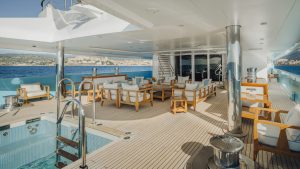 Bridge Deck Aft - AXIOMA Yacht for Sale - Torrens Luxury Collection