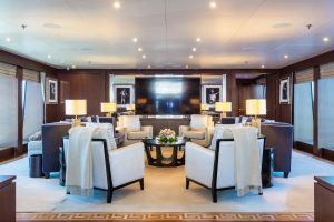 Lounge THE WELLESLEY Oceanco Yacht for Sale - Torrens Luxury Collection