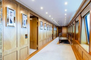 Hallway THE WELLESLEY Oceanco Yacht for Sale - Torrens Luxury Collection