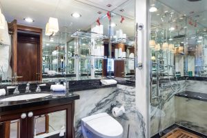 Shower THE WELLESLEY Oceanco Yacht for Sale - Torrens Luxury Collection