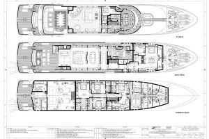 Deck Plan Trinity Yachts - CARPE DIEM Yacht for Sale - Torrens Luxury Collection