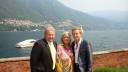 Grant, Sharon and Mitch, Lake Como, Italy, 2010.